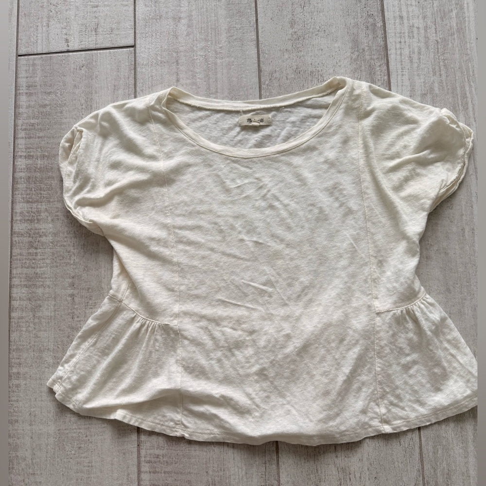 Madewell Linen Teeshirt
